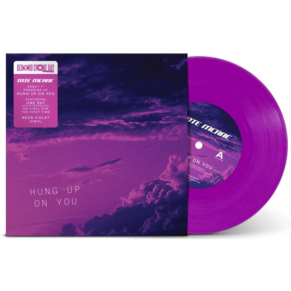 Tate McRae RSD 2026 Hung Up On You One Day Live 7" Vinyl New Sealed Purple /3000